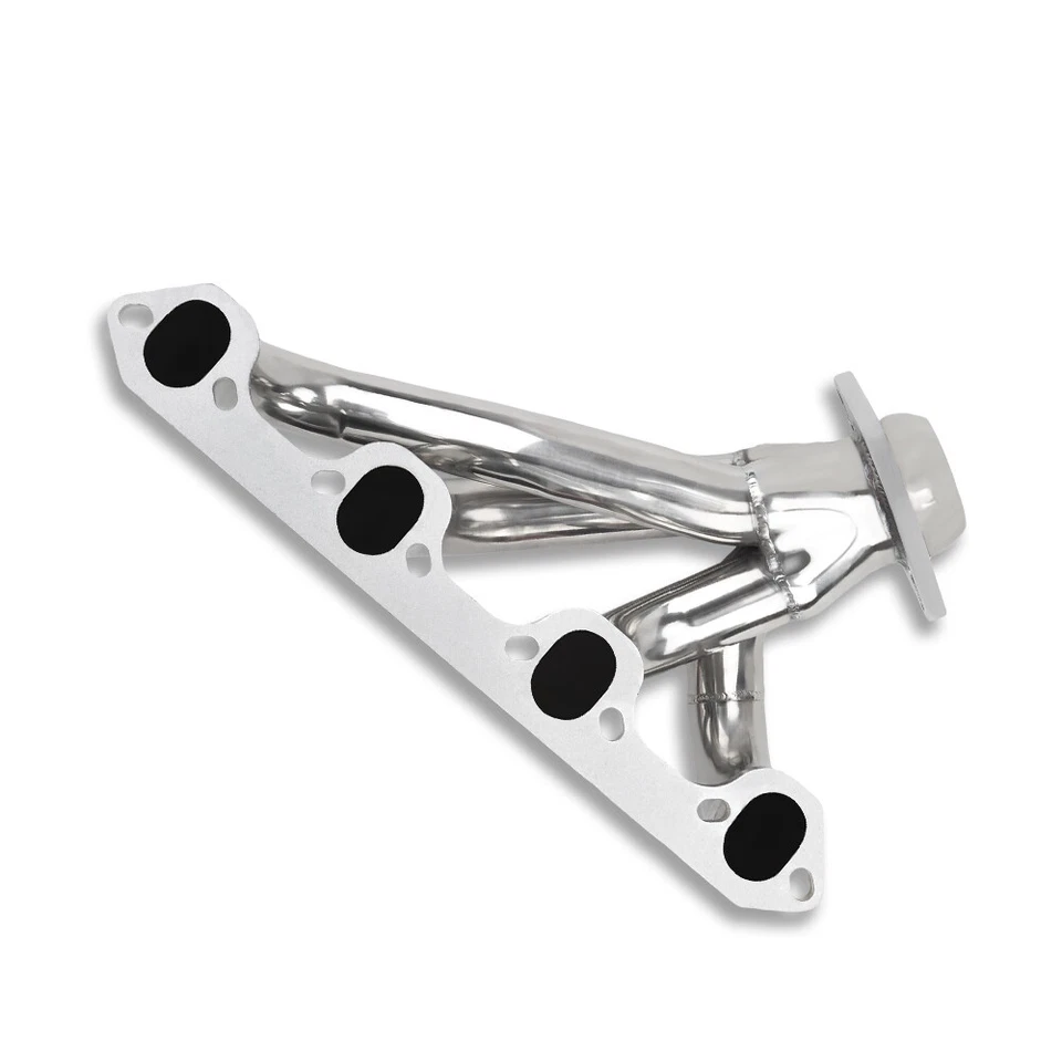 Cabezales de escape cortos de acero inoxidable para Ford F150 F250 Bronco 1987-1996 5,8 L V8 Foto 4 de 4