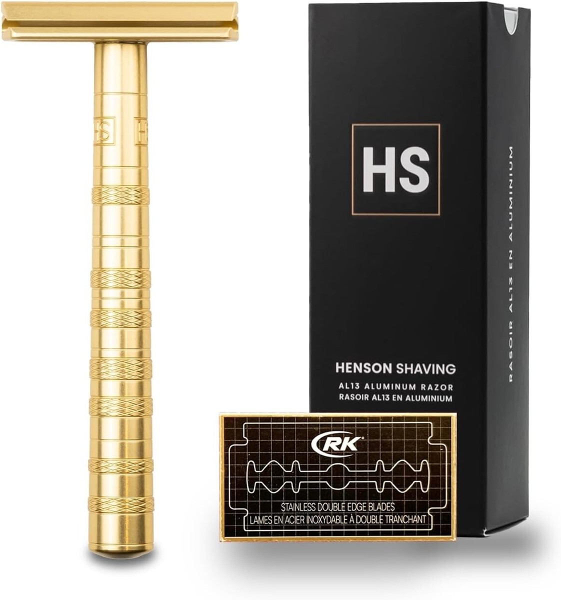 HENSON SHAVING AL13 Medium Shaver with 5 Replacement Blades HENSON SHAVING AL13 Medium Shaver with 5 Replacement Blades