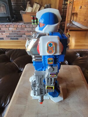 Vintage Battery Operated Galaxy Robot Ranger II 2 Walking Talking