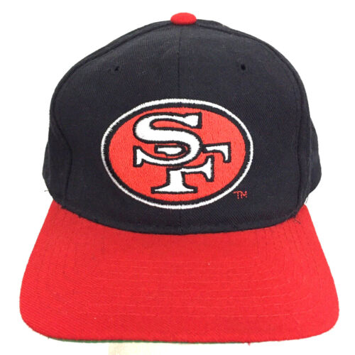 Chapeau de démarrage vintage des 49ers de San Francisco 100 % laine logo SF snap back football casquette papa - Photo 1/12