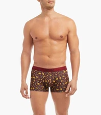 2(X)IST SLIQ LOW RISE TRUNK UNDERWEAR BANANA PRINT Size XLARGE