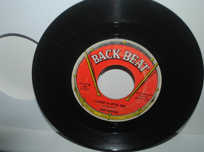 Joe Hinton, I WANT A LITTLE GIRL / TRUE LOVE, 45 rpm record, VG, Back Beat 545
