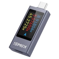 DC 4-30V 0-12A Digital Type-C Tester Color Screen Voltage Current Power Meter