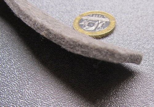 F7 Felt 1/8" Thick x 1.00" Wide x 10 Foot Roll - Picture 7 of 17