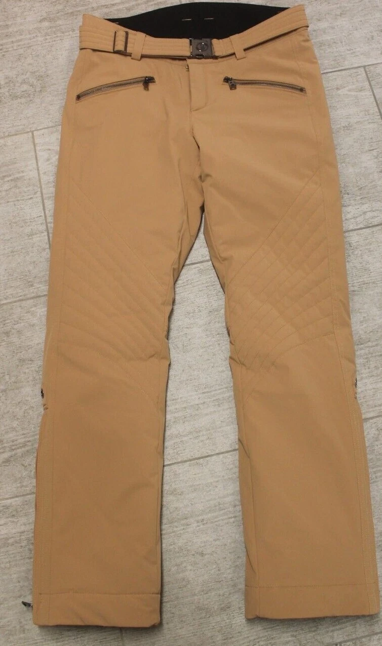 Bogner Women Fraenzi Franzi with Belt Ski Pants Brown Beige Size 36 S 38