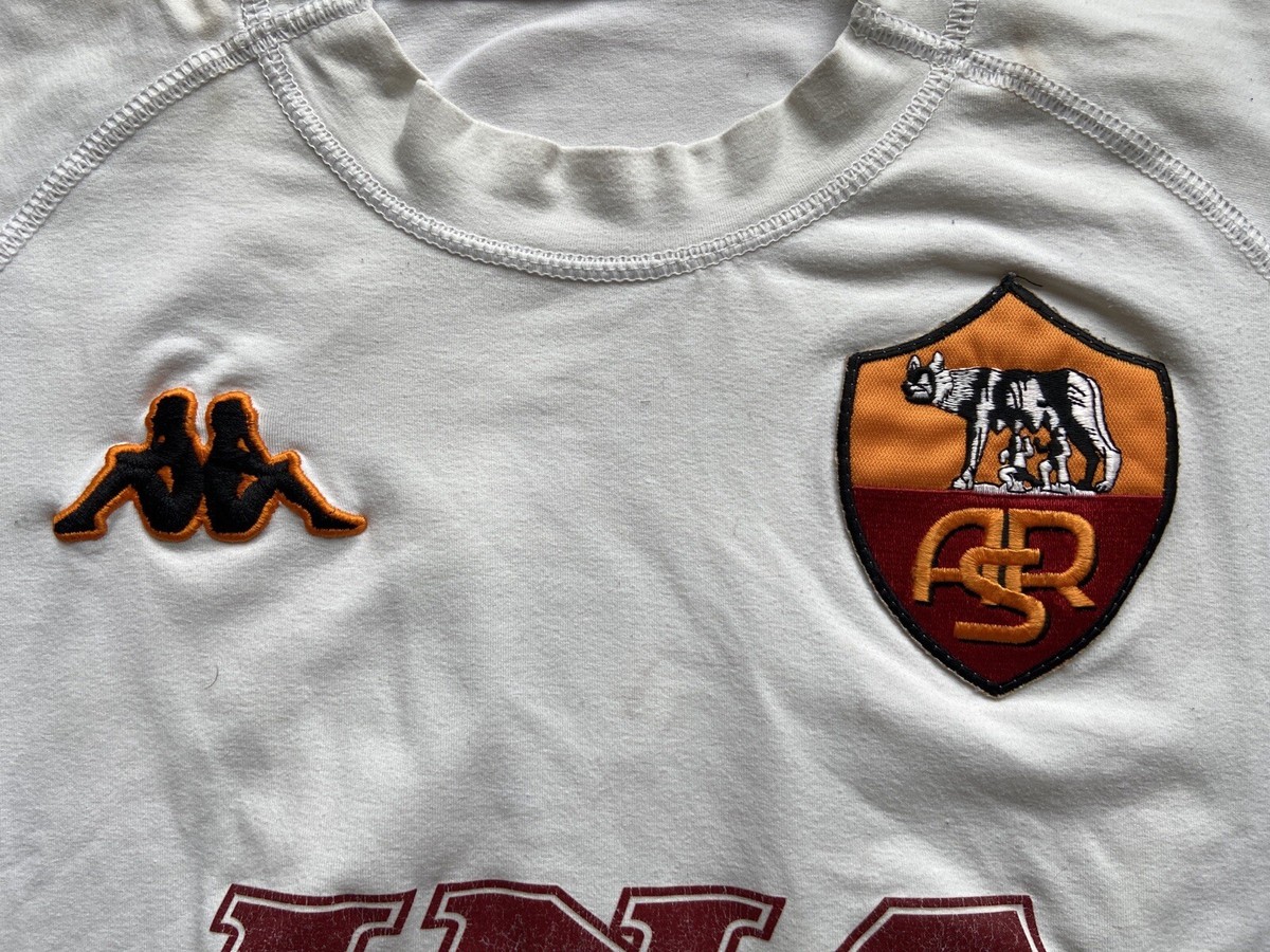 ROMA 2000 2001 AWAY FOOTBAL SHIRT SOCCER JERSEY KAPPA #18 ROMA 2000 2001 AWAY FOOTBAL SHIRT SOCCER JERSEY KAPPA #18