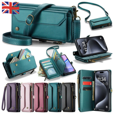 Crossbody Wallet Case Iphone 12 Shoulder Strap Case Crossbody Bag