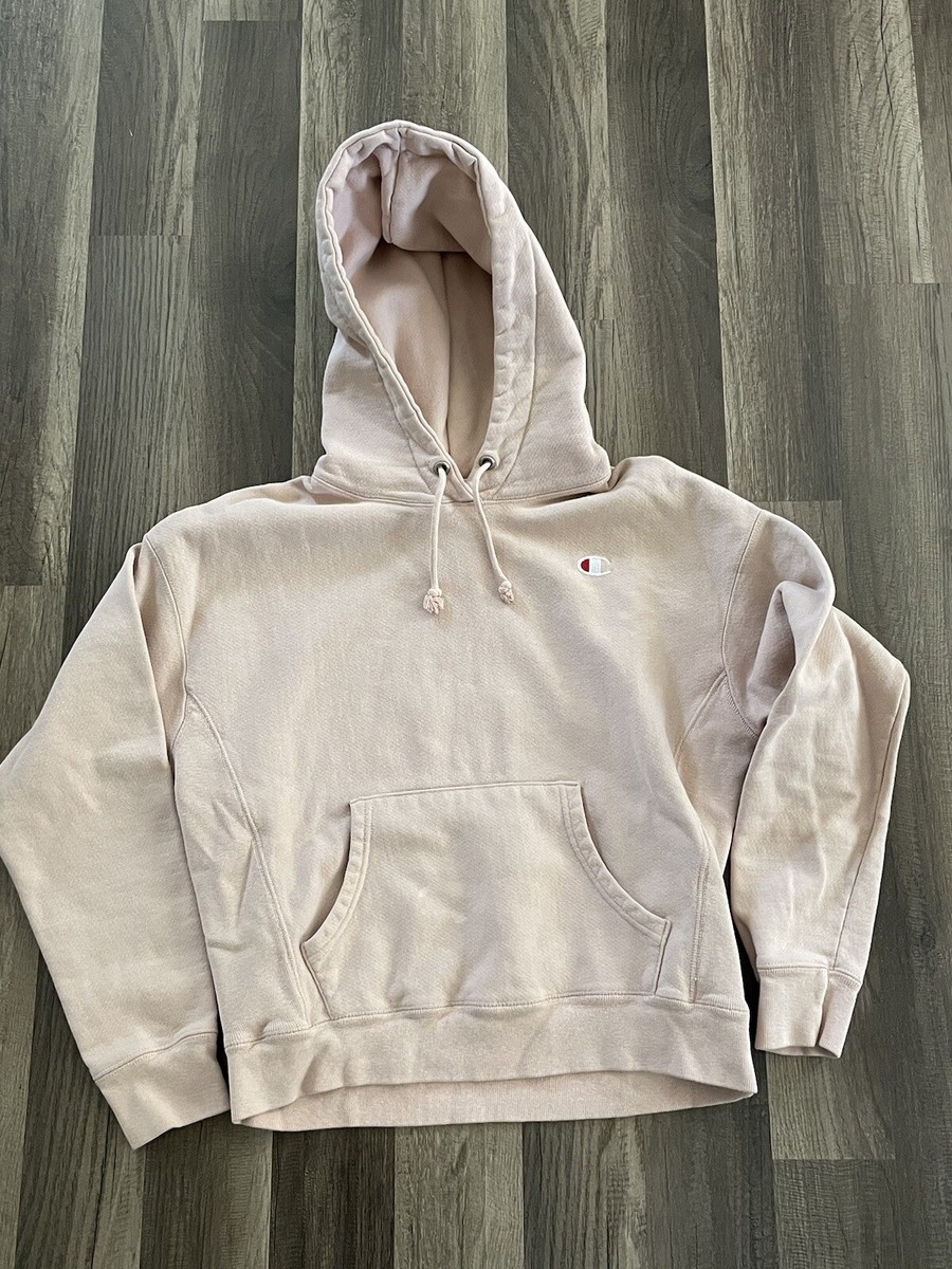Reverse Weave Champion Hoodie Peach Medium | eBay