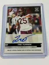 2022 Leaf Pro Set Tre Turner Auto XRC Virginia Tech #PSA-TT1
