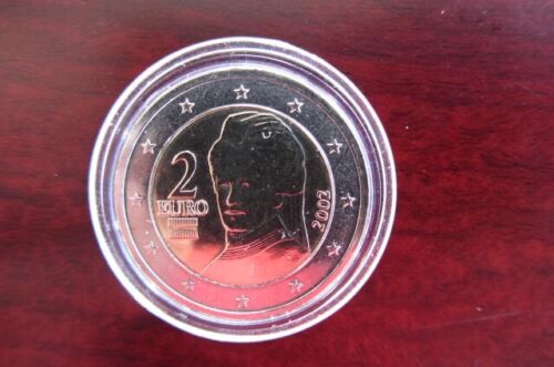 UNC 2 € Euro Autriche 2002 Von Suttner - Zdjęcie 1 z 3