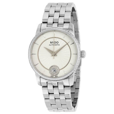 Mido Women's Watch Baroncelli II Diamond Stainless Steel Bracelet M0072076103600