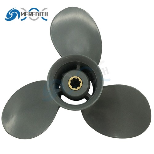 9.25"x11" Aluminum Outboard Propeller for HONDA 8-20HP,8 Spline Tooth,RH - Picture 4 of 7