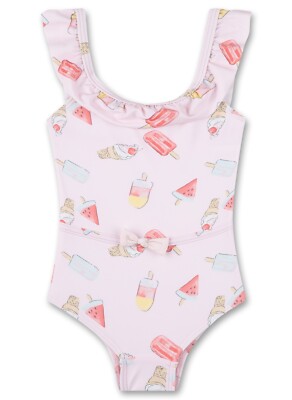 Swimsuit, Pink Ice Cream Cones By Sanetta Size 116-140