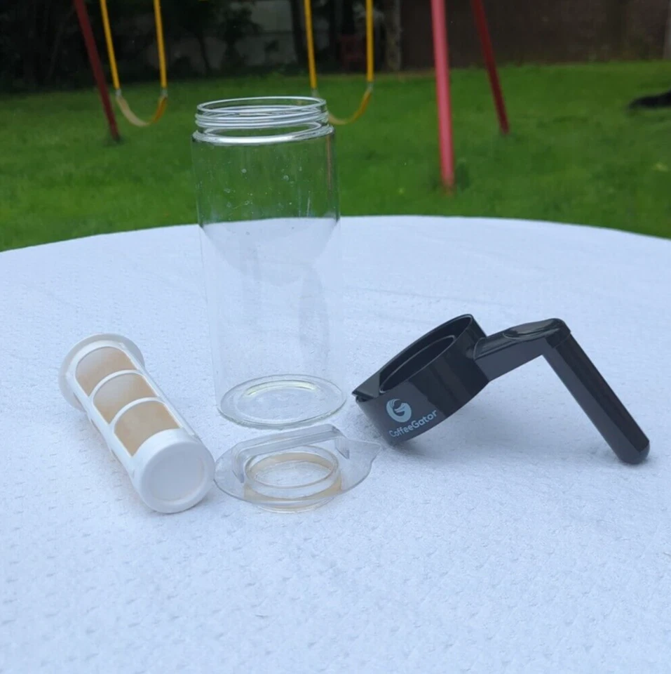 Cafetera fría Coffee Gator 47 oz jarra vidrio jarra filtro Foto 2 de 4