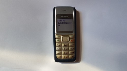 Nokia 1112 - Dark Blue (Unlocked) Mobile Phone - Afbeelding 4 van 11