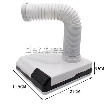 Aspirateur De Poussière Portable 65W LED Pour Onglerie/dentaire - Débit 52.45 CFM