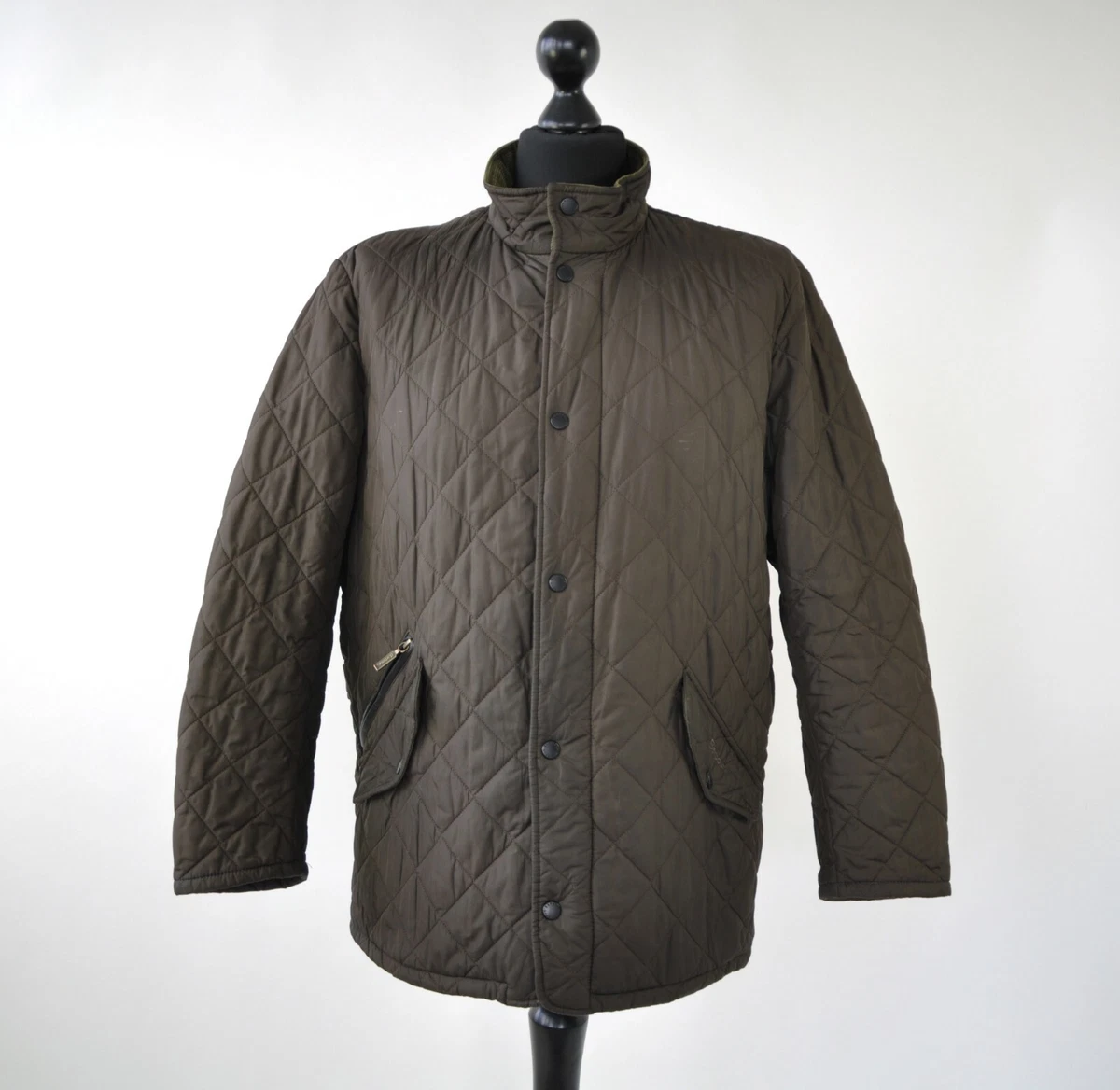 MENS BARBOUR CHELSEA SPORTSQUILT QUILTED JACKET SIZE L