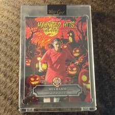 Wild Card Mia Hamm Haunted Hits Monster Hunt Holographic Soccer HHP-MH 2025