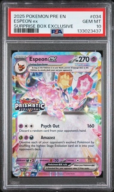 Espeon ex Pokémon TCG Cards for sale | eBay