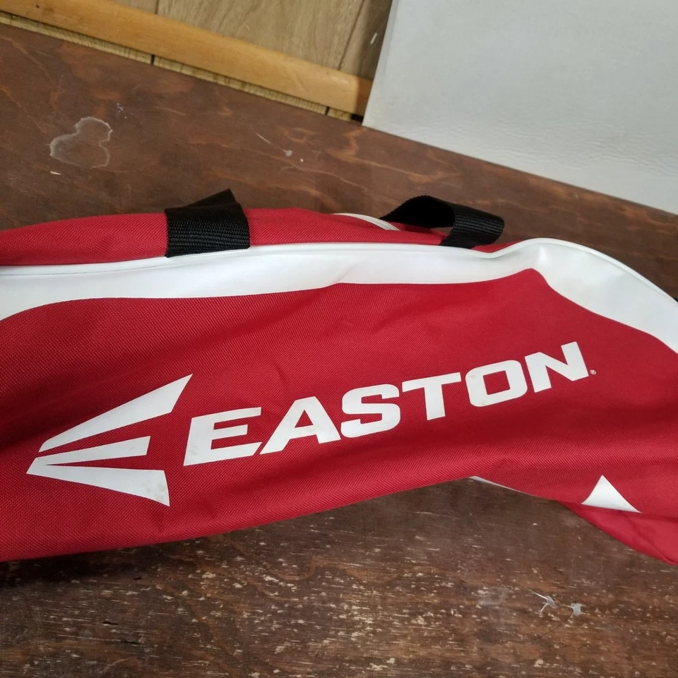Bolsa de béisbol Easton bates equipo rojo lona valla gancho Foto 2 de 4