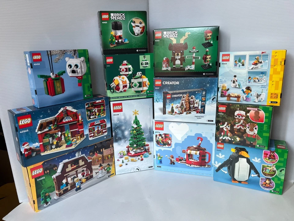 RETIRED HUGE LOT of 12 New LEGO Christmas Holiday Sets - Image 2 of 4