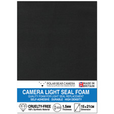 Light Seal Foam 1.5mm Self-Adhesive Film Camera Repair Sheet 21cmx15cm UK MADE