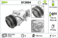 Kompressor Klimaanlage VALEO RE-GEN - AT 813604 +95.52€ Pfand für ASTRA 12V OPEL