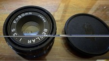 Beslar Enlarging Lens F 50mm 1:3.5. Made In Japan. With Cap. Very Good Cond