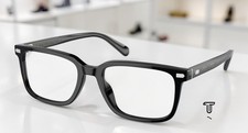COACH HC6239U 5002 Black Demo Lens 55 mm Men's Eyeglasses