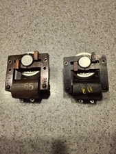 Telechron / GE pair Clk Motors & Coils with H-3 Nickel Rotor tested and working