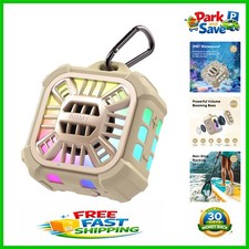 Portable Bluetooth Speaker with Booming Bass  Floatable Design - Khaki