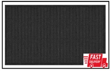 Shield Black 36 In. X 60 In. Rubber Non-Slip Indoor Commercial Floor Mat