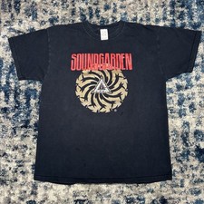 Vintage Soundgarden Badmotorfinger 00s 90s Tour Shirt Concert Black Hole Sun