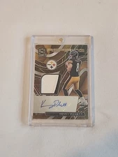 2022 Panini Spectra Aspiring Patch Auto Kenny Pickett #APA-KPI Hyper Prizm /60