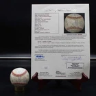 1995 Los Angeles Dodgers Team Signed Baseball Lasorda Piazza +33 JSA LOA AZ404