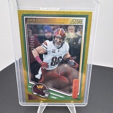 2025 Panini Score Zach Ertz Gold /499 #257 Washington Commanders