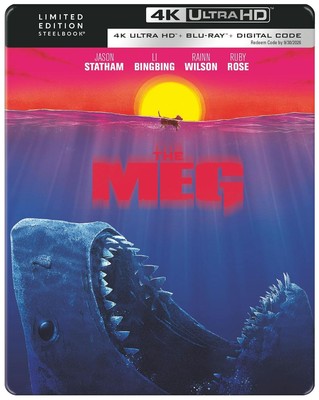 The Meg - Limited Edition Steelbook 4K UHD Blu-ray  NEW