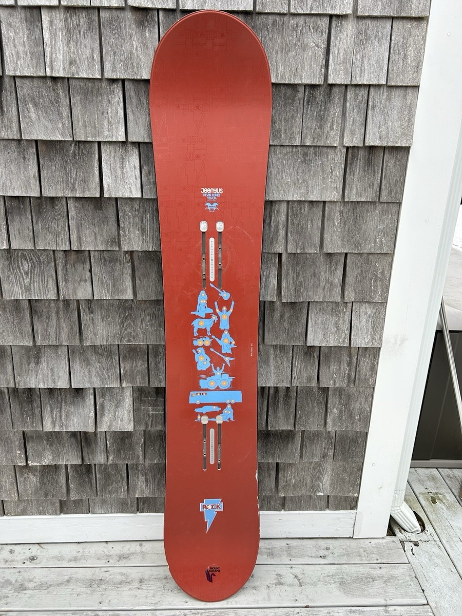 jeenyus snowboard kevin jones Rare Jeenyus Snowboards 2003 Kevin Jones 156 “Rock On” Pro Model Barely  Ridden!
