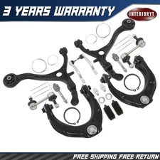 For 2008 - 2012 Honda Accord Front Upper Lower Control Arms Tie Rods Sway Bars
