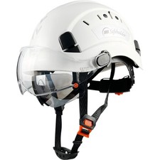 Construction Safety Helmet Adjustable Size 53-63cm with Visor - Head Protection