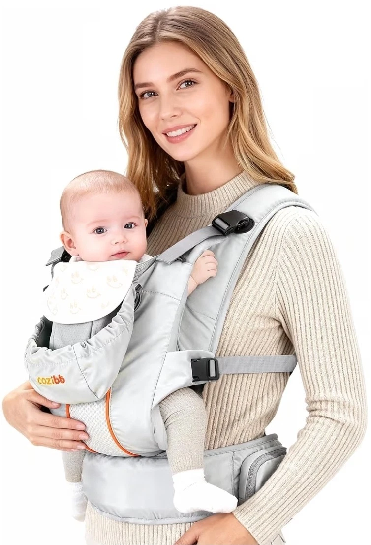 New Comfort 3-in-1 Baby Carrier w/ Air Cushion Waist Belt, Adjustable,...