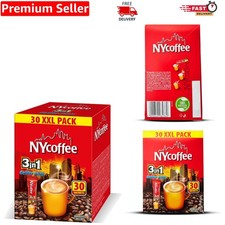 Britain's Favorite 3-in-1 Instant Coffee XXL Pack - 30 Sachets for Busy Lives