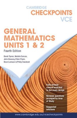 Cambridge Checkpoints VCE General Mathematics Units 1&2 by David Tynan (English)