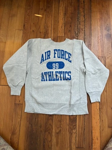 Vintage Champion Reverse Weave 80s Air Force Athletics sweatshirt L made in USA