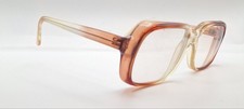 Vintage Brown Translucent Square Sunglasses FRAMES ONLY USA