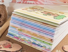 3Packs Random Cartoon Pocket Notebooks 3.2" x 4.7" Waterproof Mini NotePad Diary