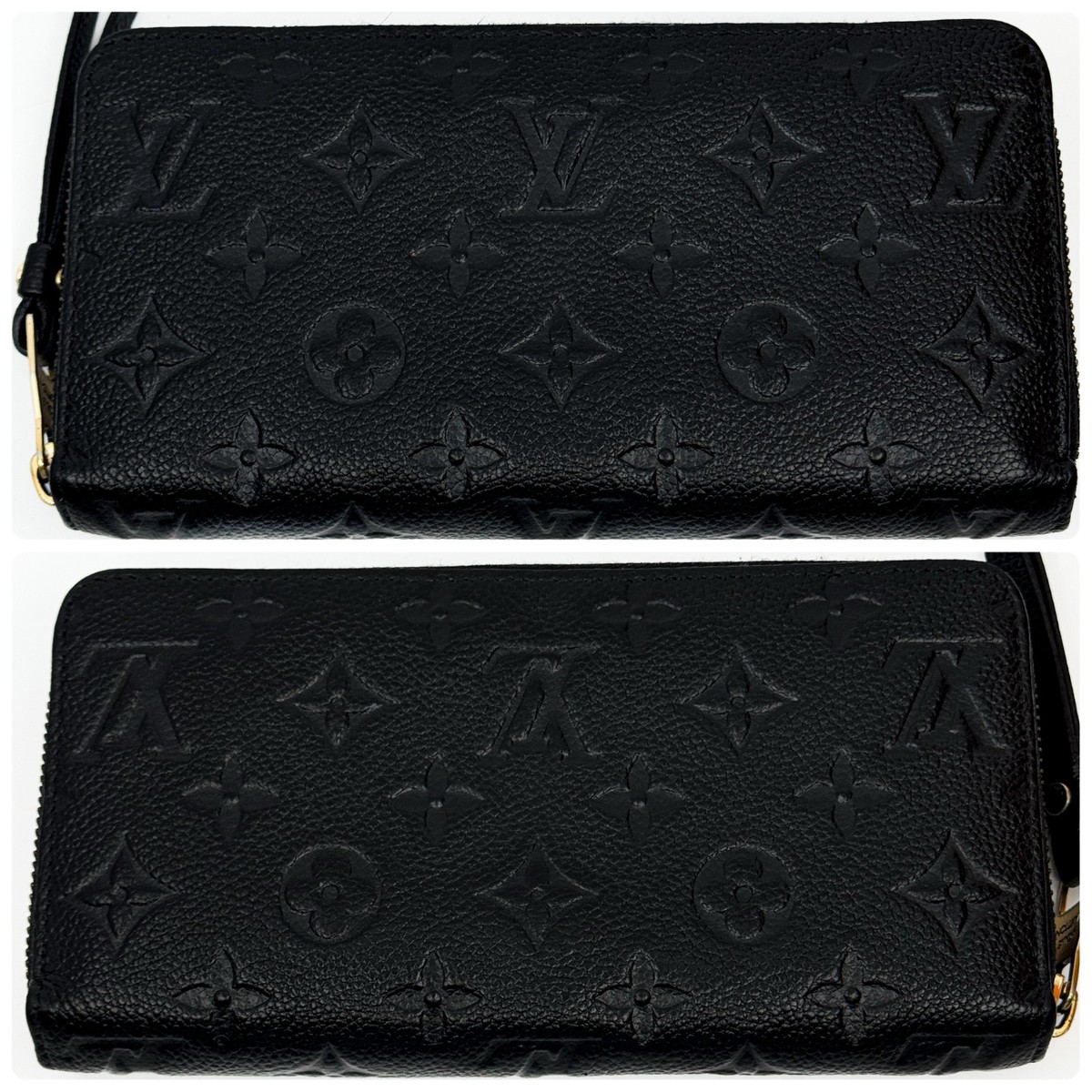★Rest & Recreation★ ZIPPY WALLET BLACK RR251AC001BKF Louis Vuitton Monogram Empreinte Zippy Wallet Noir Black LV