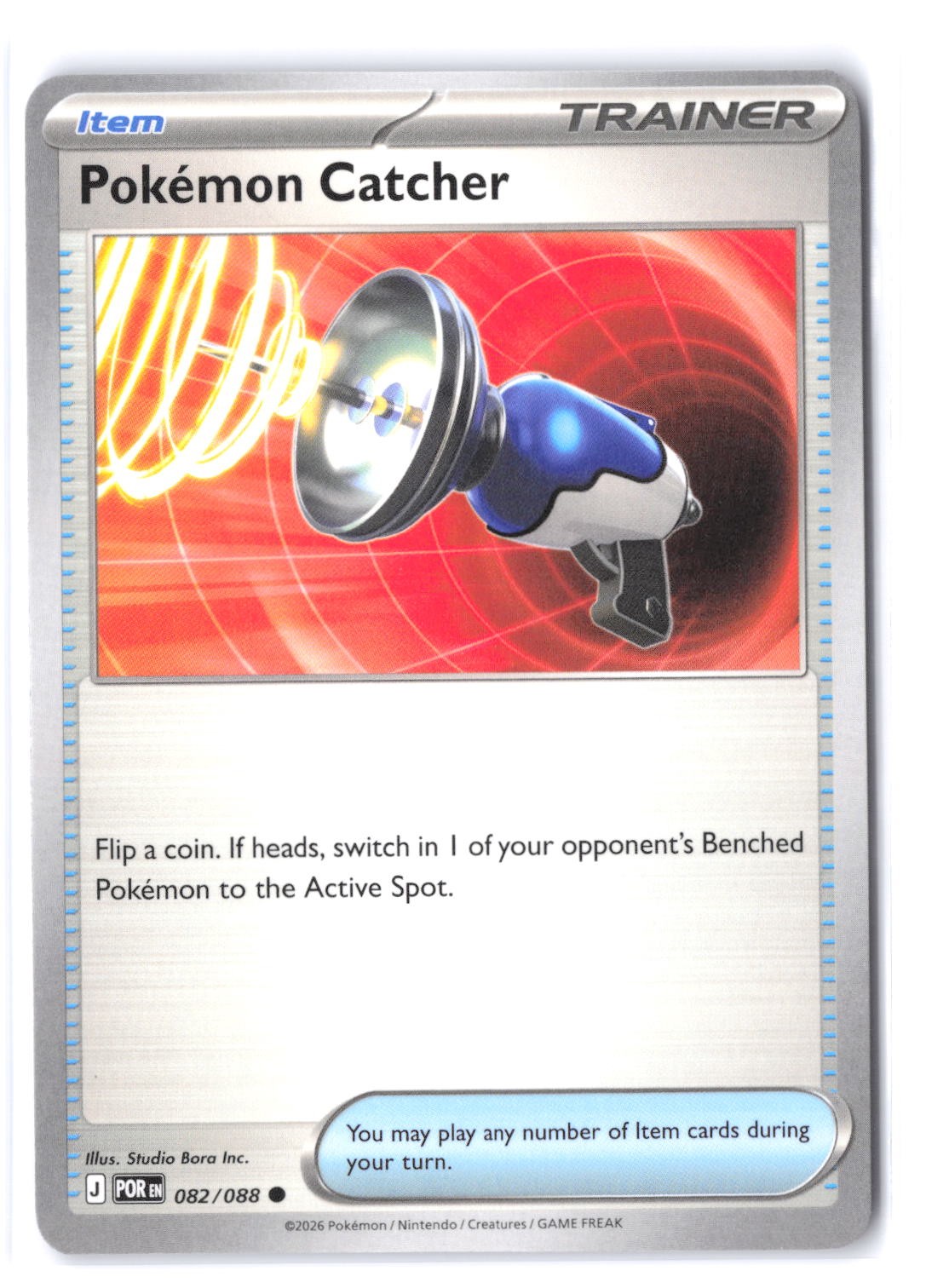 Pokemon Catcher 082/088 NM ME03: Perfect Order Pokemon
