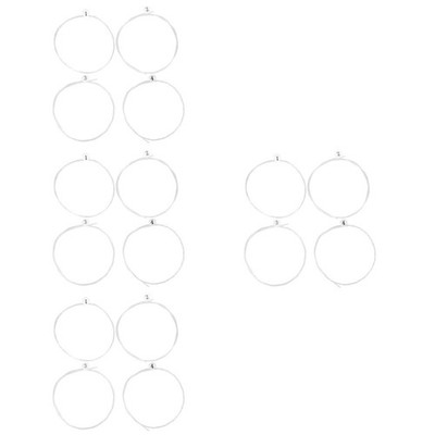 Set of 4 Ukulelen-musikdraht-ersatz Ukulelen-saitenstimme -Zubehör