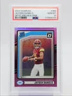 JAYDEN DANIELS 2024 DONRUSS OPTIC RATED ROOKIE PREVIEW PINK E RC PSA 10 Q0004